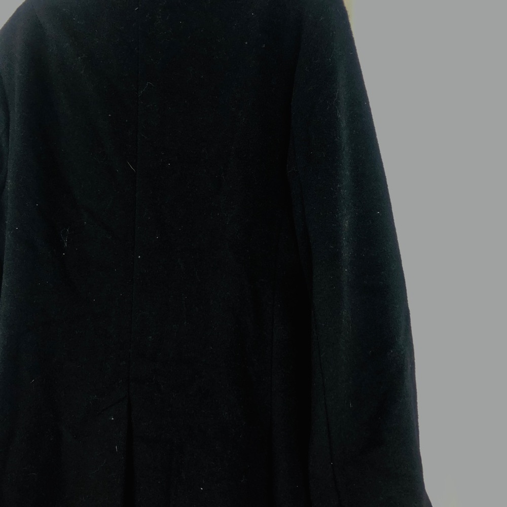 Banana Republic Wool/Alpaca long coat pockets L - Picture 10 of 12